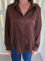 Camicia Satin Chocolate