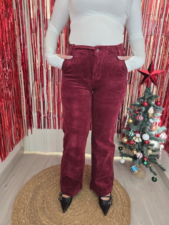 Pantalone Bordeaux A2129