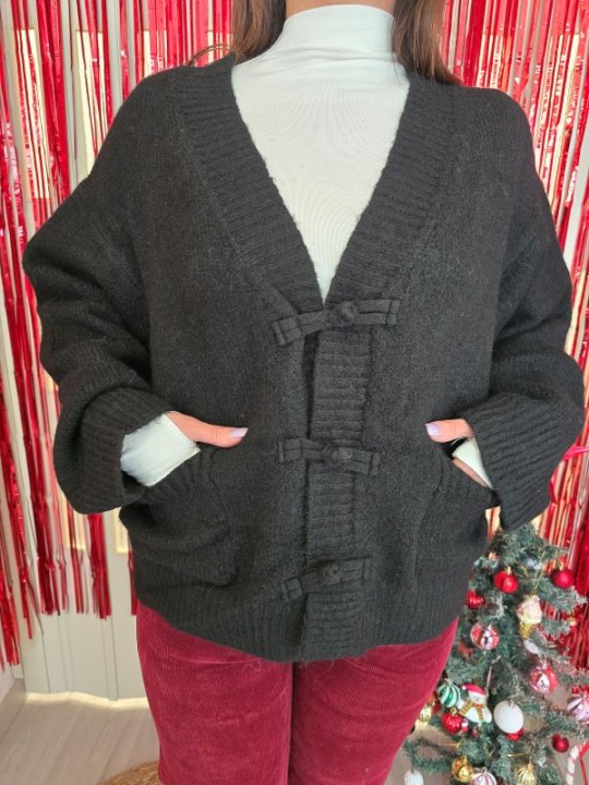 Maxi Cardigan Nero