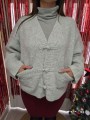 Maxi Cardigan Grigio Chiaro