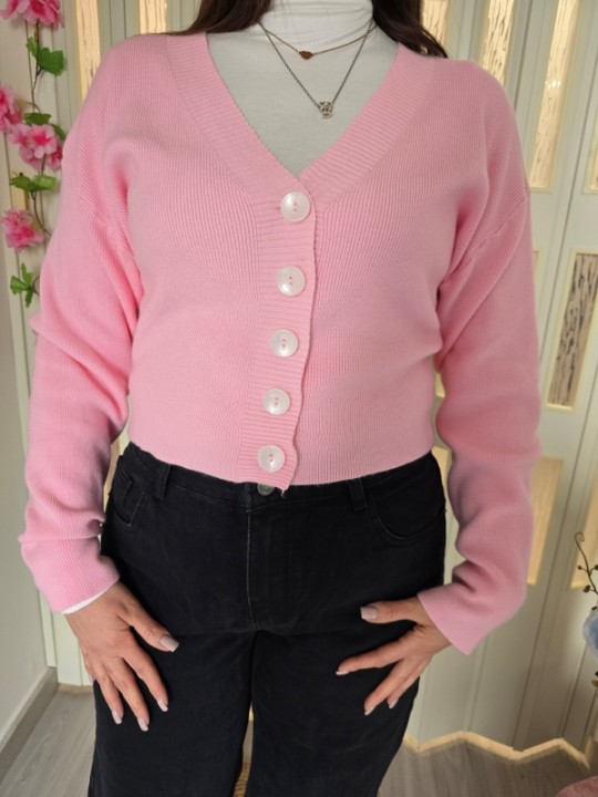 Cardigan Dolly Rosa