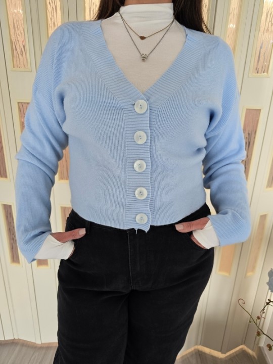 Cardigan Dolly Azzurro