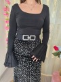 Maglia Nera Manica Campana