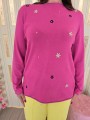 Maglia Rosa Fiorellini