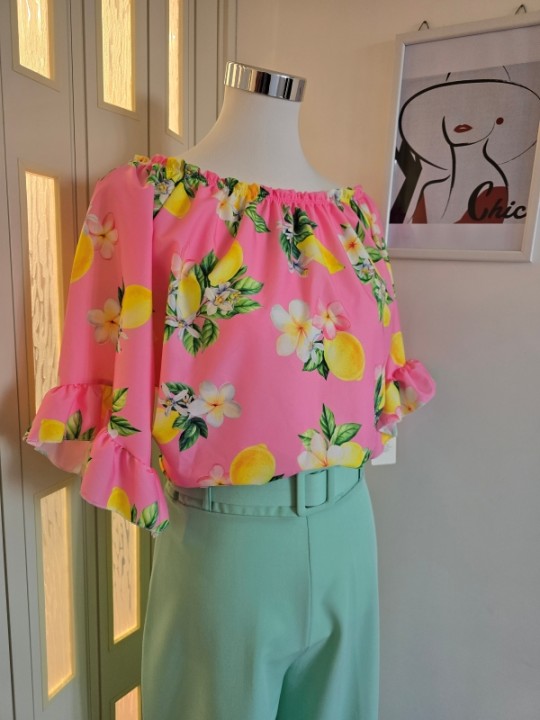 Blusa Lemon Rosa