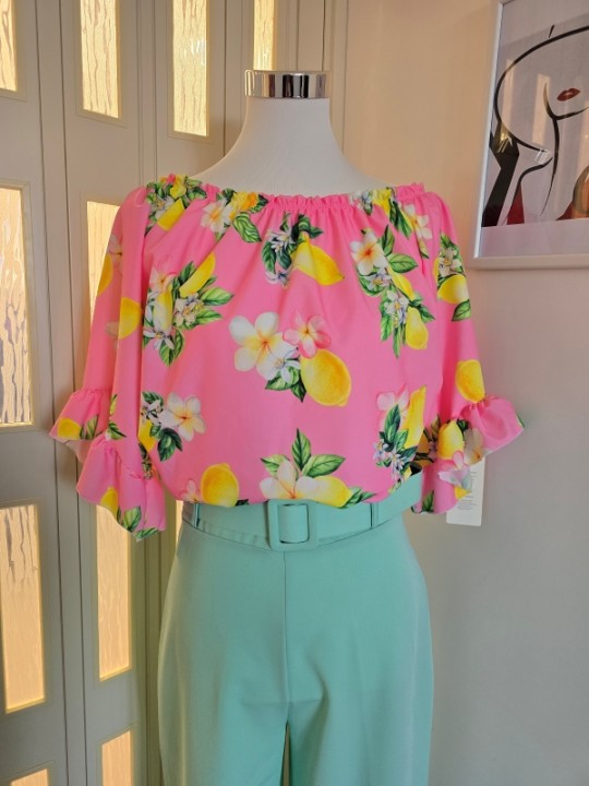 Blusa Lemon Rosa